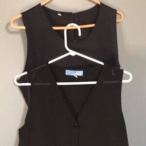 Navy Jumpsuit And Giraffe Dress